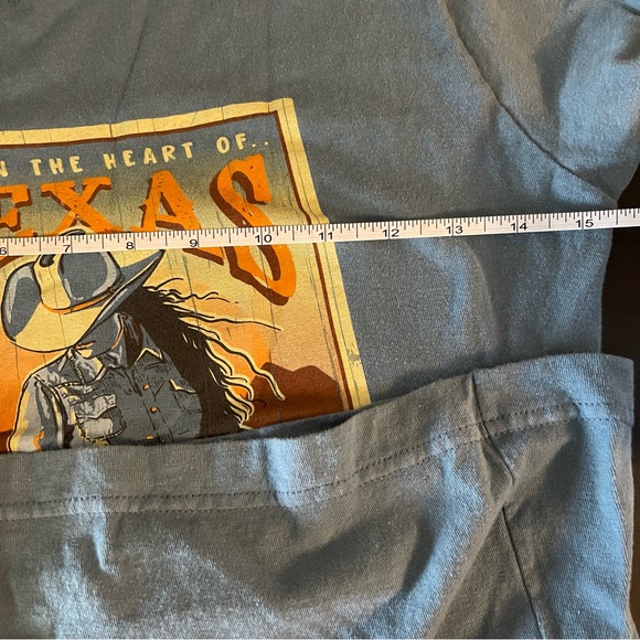TEXAS Blue T-Shirt Tee DEEP IN THE HEART OF TEXAS - Picture 5 of 5